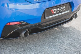 Mittlerer Cup Diffusor Heck Ansatz passend für BMW X2 F39 M-Paket schwarz Hochglanz