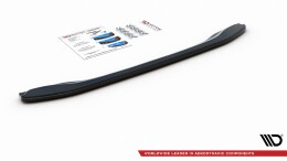 Mittlerer Cup Diffusor Heck Ansatz passend für BMW X2 F39 M-Paket schwarz Hochglanz