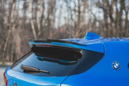 Heck Spoiler Aufsatz Abrisskante passend für BMW X2 F39 M-Paket schwarz Hochglanz