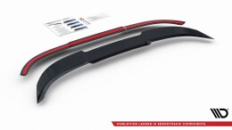 Heck Spoiler Aufsatz Abrisskante passend für BMW X2 F39 M-Paket schwarz Hochglanz