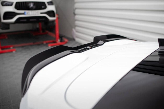Heck Spoiler Aufsatz Abrisskante V.1 passend für Ford Focus Hatchback ST Mk4 schwarz Hochglanz