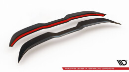 Heck Spoiler Aufsatz Abrisskante V.1 passend für Ford Focus Hatchback ST Mk4 schwarz Hochglanz