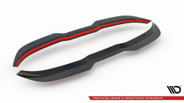 Heck Spoiler Aufsatz Abrisskante V.1 passend für Ford Focus Hatchback ST Mk4 schwarz Hochglanz