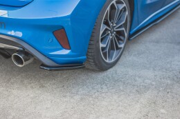 Heck Ansatz Flaps Diffusor V.1 für Ford Focus ST Mk4 schwarz matt