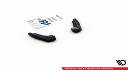 Heck Ansatz Flaps Diffusor V.1 passend für Ford Focus ST Mk4 schwarz Hochglanz