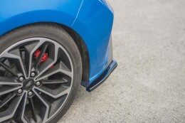 Heck Ansatz Flaps Diffusor V.1 passend für Ford Focus ST Mk4 schwarz Hochglanz