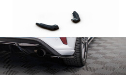 Street+ Heck Ansatz Flaps V.1 passend für Ford Focus ST Mk4 schwarz Hochglanz