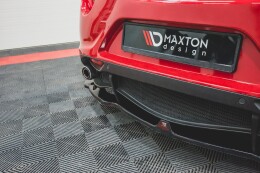 Mittlerer Cup Diffusor Heck Ansatz passend für Alfa Romeo 4C schwarz Hochglanz