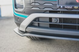 Cup Spoilerlippe Front Ansatz für VW T-Cross schwarz Hochglanz