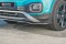 Cup Spoilerlippe Front Ansatz für VW T-Cross schwarz Hochglanz