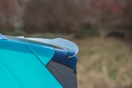 Heck Spoiler Aufsatz Abrisskante passend für VW T-Cross schwarz Hochglanz