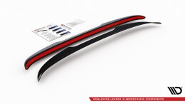 Heck Spoiler Aufsatz Abrisskante passend für VW T-Cross schwarz Hochglanz