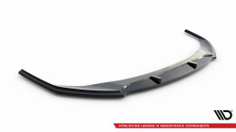 Cup Spoilerlippe Front Ansatz V.2 passend für Audi A7 S-Line C8 / S7 C8 / C8 Facelift / S7 Facelift schwarz Hochglanz