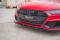 Cup Spoilerlippe Front Ansatz V.2 für Audi A7 C8 S-Line Carbon Look