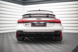 Heck Spoiler Aufsatz Abrisskante für Audi A7 C8 / C8 S-Line / S7 C8 / RS7 C8 schwarz Hochglanz