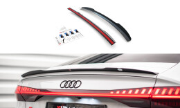 Heck Spoiler Aufsatz Abrisskante passend für Audi A7 C8 / C8 S-Line / S7 C8 / RS7 C8 schwarz Hochglanz