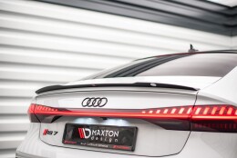Heck Spoiler Aufsatz Abrisskante passend für Audi A7 C8 / C8 S-Line / S7 C8 / RS7 C8 schwarz Hochglanz