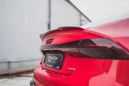 Heck Spoiler Aufsatz Abrisskante passend für Audi A7 C8 / C8 S-Line / S7 C8 / RS7 C8 schwarz Hochglanz