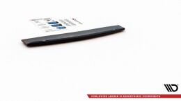 Mittlerer Cup Diffusor Heck Ansatz DTM Look passend für Audi A7 C8 S-Line Carbon Look