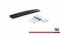 Mittlerer Cup Diffusor Heck Ansatz DTM Look passend für Audi A7 C8 S-Line Carbon Look