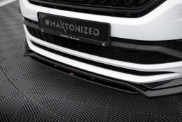Cup Spoilerlippe Front Ansatz passend für Skoda Kodiaq Mk1 Sportline/RS schwarz Hochglanz