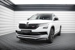 Street+ Spoilerlippe Front Ansatz passend für Skoda Kodiaq Mk1 Sportline/RS schwarz Hochglanz