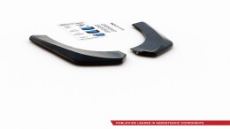 Heck Ansatz Flaps Diffusor passend für Skoda Kodiaq Sportline Mk1 / Mk1 Facelift schwarz Hochglanz