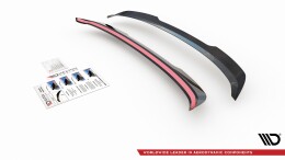 Heck Spoiler Aufsatz Abrisskante V.1 für Skoda Kodiaq Mk1 Sportline/RS schwarz Hochglanz