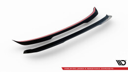 Heck Spoiler Aufsatz Abrisskante V.1 passend für Skoda Kodiaq Mk1 Sportline/RS schwarz Hochglanz