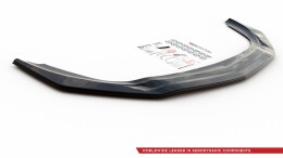 Cup Spoilerlippe Front Ansatz V.1 für Mercedes A35 AMG W177 schwarz Hochglanz
