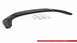 Cup Spoilerlippe Front Ansatz V.1 passend für Mercedes A35 AMG Aero W177 schwarz Hochglanz