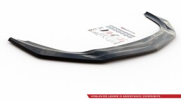 Cup Spoilerlippe Front Ansatz V.1 passend für Mercedes A35 AMG Aero W177 schwarz Hochglanz