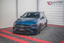 Cup Spoilerlippe Front Ansatz V.3 passend für Mercedes A35 AMG Aero W177 schwarz Hochglanz