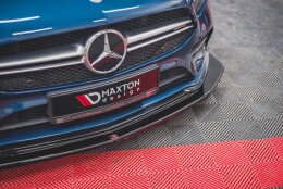 Cup Spoilerlippe Front Ansatz V.3 passend für Mercedes A35 AMG Aero W177 schwarz Hochglanz