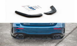 Heck Ansatz Flaps Diffusor passend für Mercedes A35...
