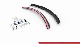 Heck Spoiler Aufsatz Abrisskante passend für Mercedes A35 AMG Hatchback W177 schwarz Hochglanz