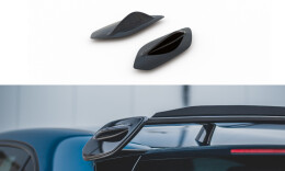 Spoiler Seitenerweiterungen passend für Mercedes A35 AMG W177 schwarz matt