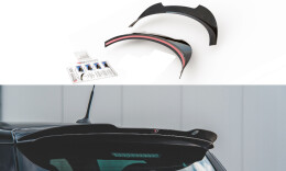Heck Spoiler Aufsatz Abrisskante passend für Mini Countryman Mk1 JCW schwarz Hochglanz