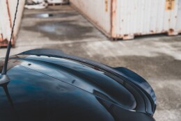 Heck Spoiler Aufsatz Abrisskante passend für Mini Countryman Mk1 JCW schwarz Hochglanz