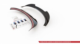 Heck Spoiler Aufsatz Abrisskante passend für Mini Countryman Mk1 JCW schwarz Hochglanz