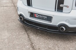 Mittlerer Cup Diffusor Heck Ansatz DTM Look passend für Mini Countryman Mk1 JCW schwarz matt