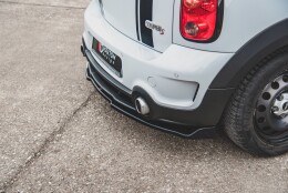 Mittlerer Cup Diffusor Heck Ansatz DTM Look passend für Mini Countryman Mk1 JCW schwarz matt