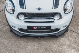 Cup Spoilerlippe Front Ansatz passend für Mini Countryman Mk1 JCW schwarz matt
