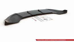 Street+ Spoilerlippe Front Ansatz passend für Mini Countryman Mk1 JCW schwarz Hochglanz