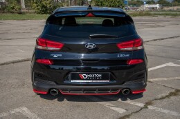 Heck Ansatz Flaps Diffusor V.2 passend für Hyundai I30 N Mk3 Hatchback
