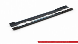Seitenschweller Ansatz Cup Leisten V.3 passend für Ford Fiesta Mk8 ST / ST-Line schwarz Hochglanz
