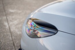 Scheinwerfer Blenden Böser Blick für Ford Fiesta Mk8 ST / ST-Line / Standard schwarz Hochglanz