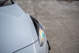 Scheinwerfer Blenden Böser Blick passend für Ford Fiesta Mk8 ST / ST-Line / Standard schwarz Hochglanz