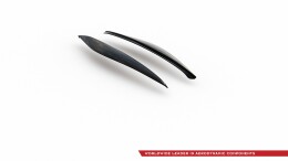 Scheinwerfer Blenden Böser Blick passend für Ford Fiesta Mk8 ST / ST-Line / Standard schwarz Hochglanz
