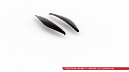 Scheinwerfer Blenden Böser Blick passend für Ford Fiesta Mk8 ST / ST-Line / Standard schwarz Hochglanz